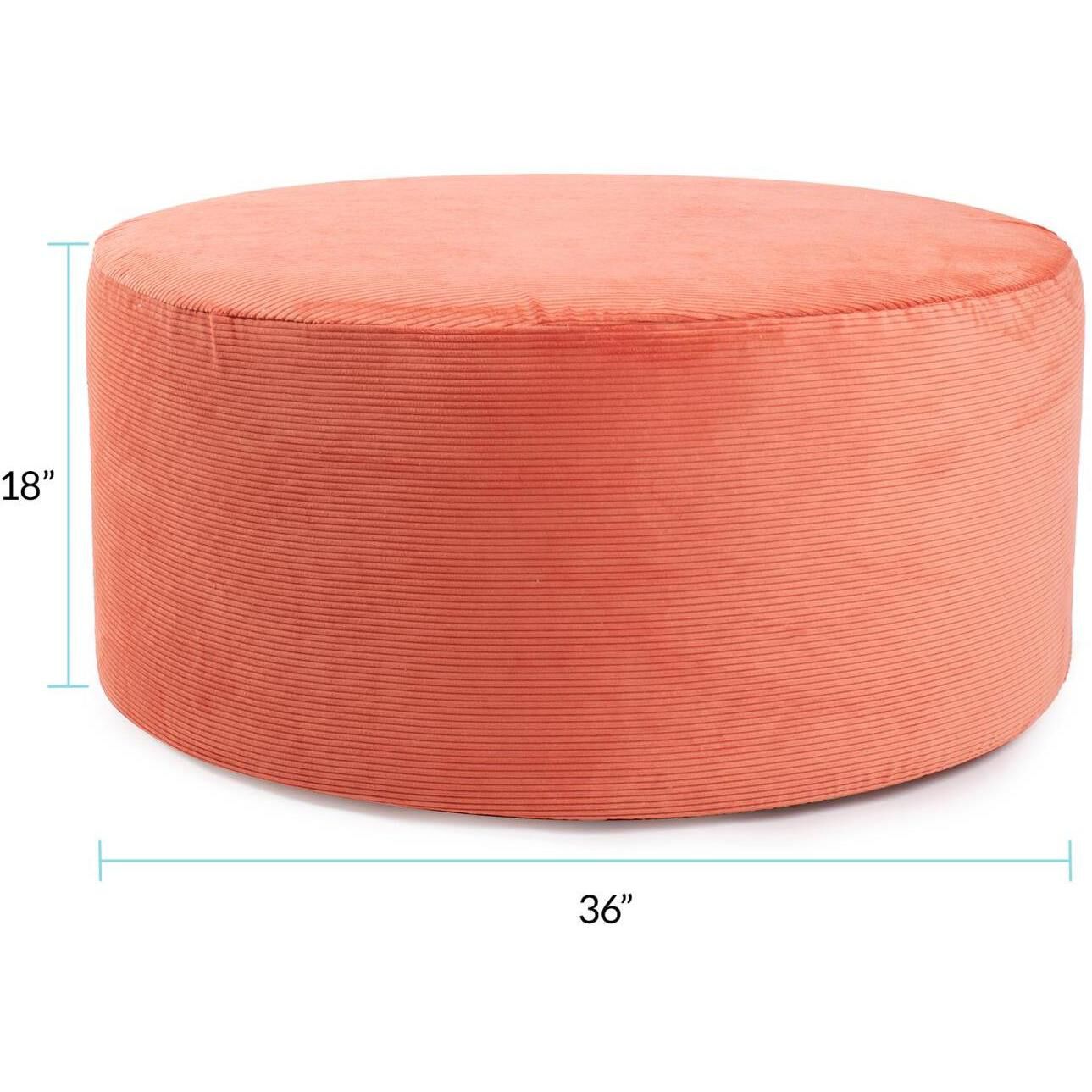 Pana Universal 18 inch Terracotta Ottoman